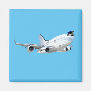 Cartoon plane magnet
