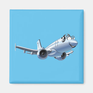 Cartoon plane magnet