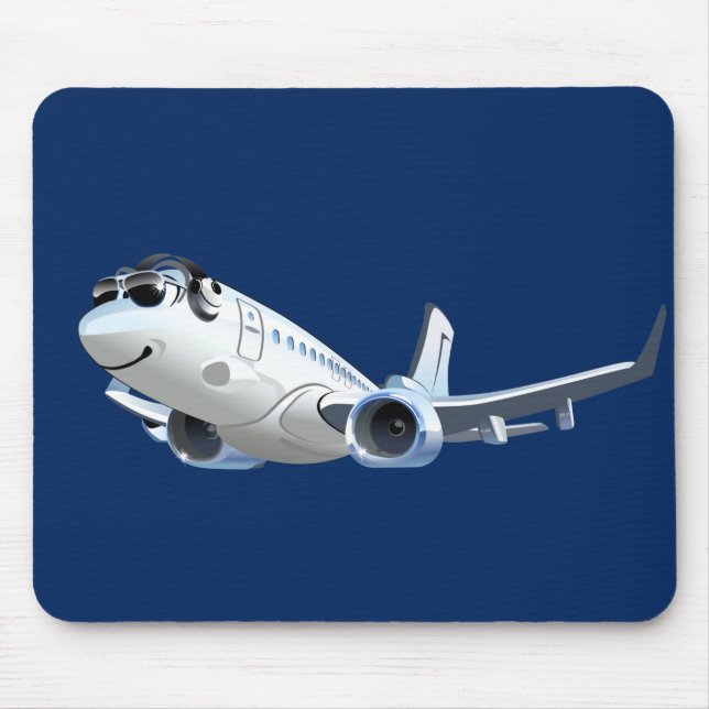Cartoon plane mouse mat (Front)