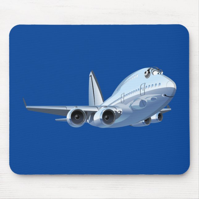 Cartoon plane mouse mat (Front)