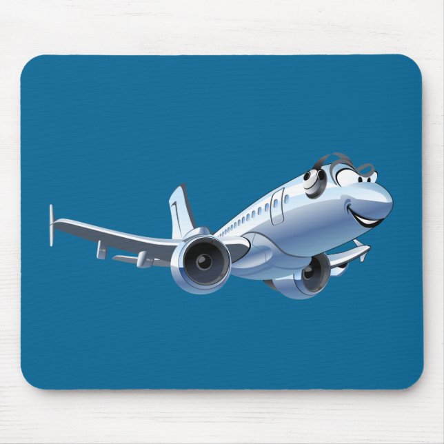 Cartoon plane mouse mat (Front)