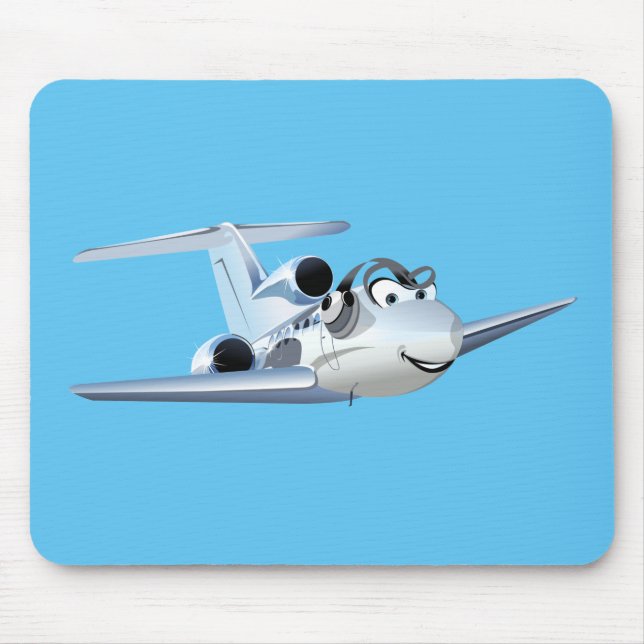 Cartoon plane mouse mat (Front)