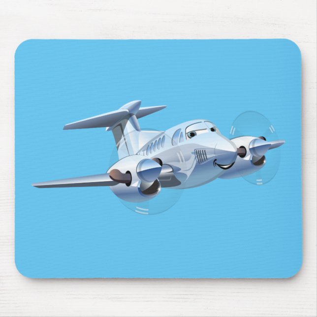 Cartoon plane mouse mat (Front)