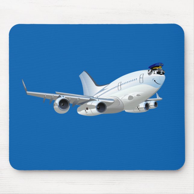 Cartoon plane mouse mat (Front)
