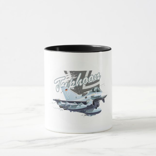 Cartoon plane  mug (Center)