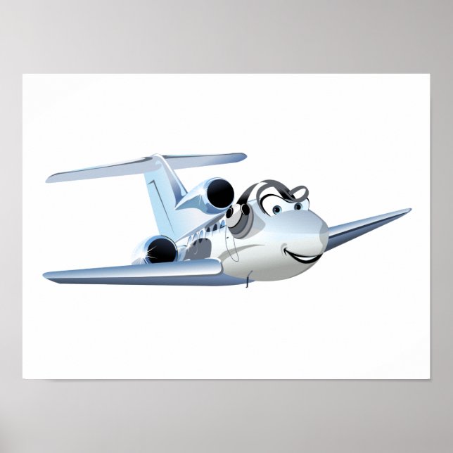 Cartoon plane poster (Front)