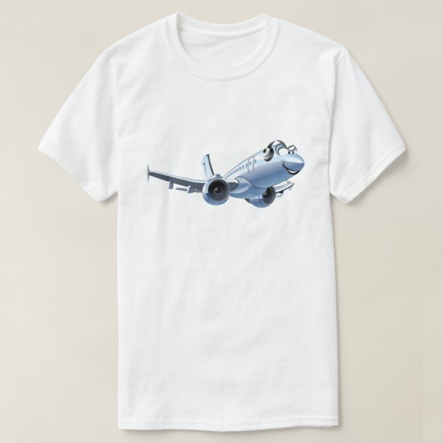 Cartoon plane T-Shirt (Design Front)