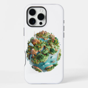 Cartoon Planet iPhone 16 Pro Max Case