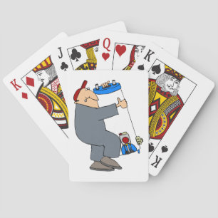 Cartoon Plumber Playing Cards