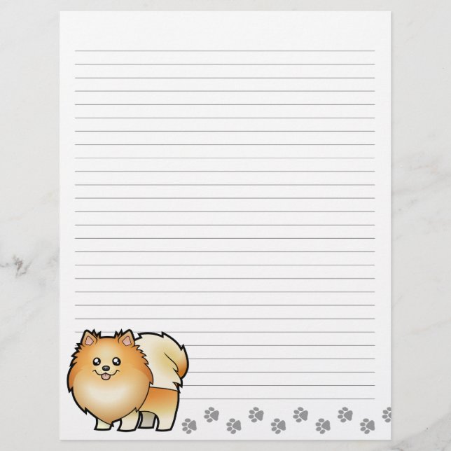 Cartoon Pomeranian (Front)