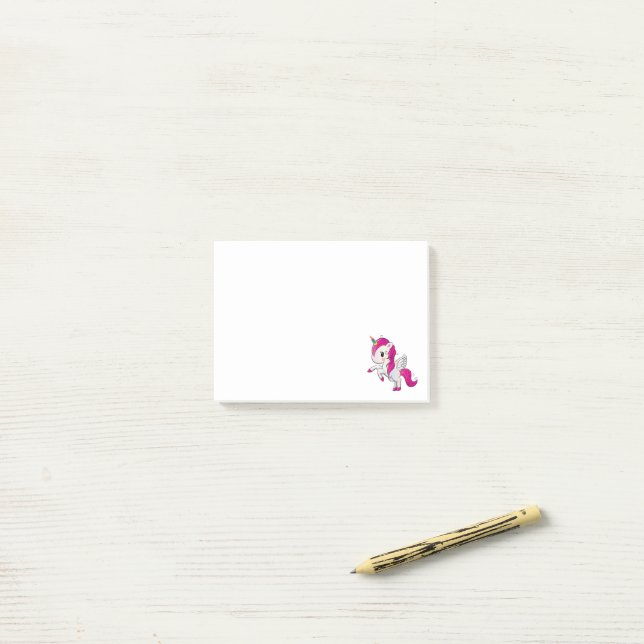Cartoon Pony Post-it Notes (On Desk)