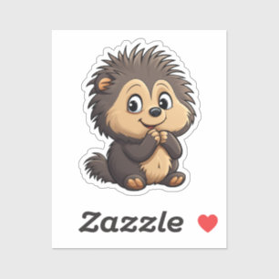 Cartoon porcupine illustration