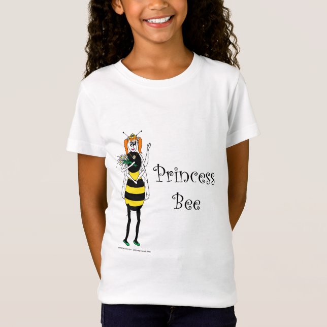 Cartoon Princess Bee T-Shirt (Front)