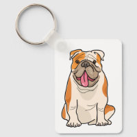 Cartoon Puppy Dog Lover Gifts Cute English Bulldog