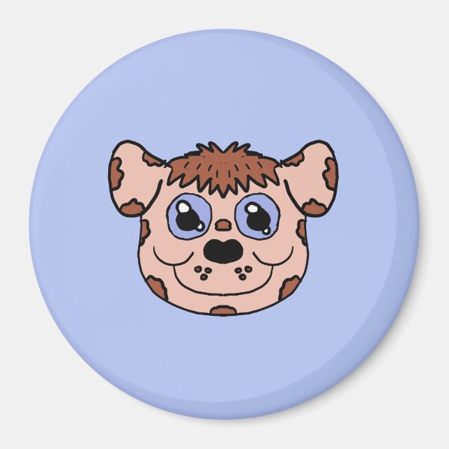 Cartoon Puppy head Magnet (Front)