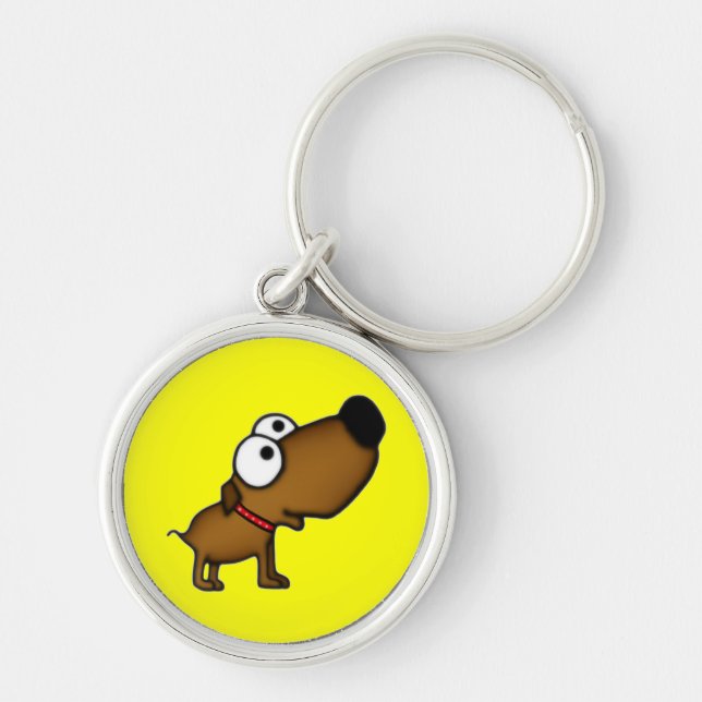 Cartoon Puppy Key Ring (Front)