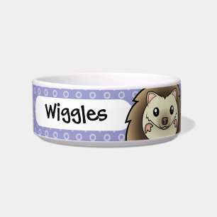 Cartoon Pygmy Hedgehog Bowl