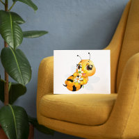 Cartoon Queen Bee Sticker
