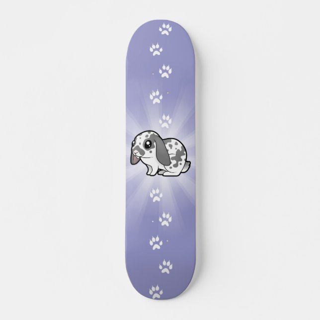 Cartoon Rabbit (floppy ear smooth hair) Skateboard (Front)