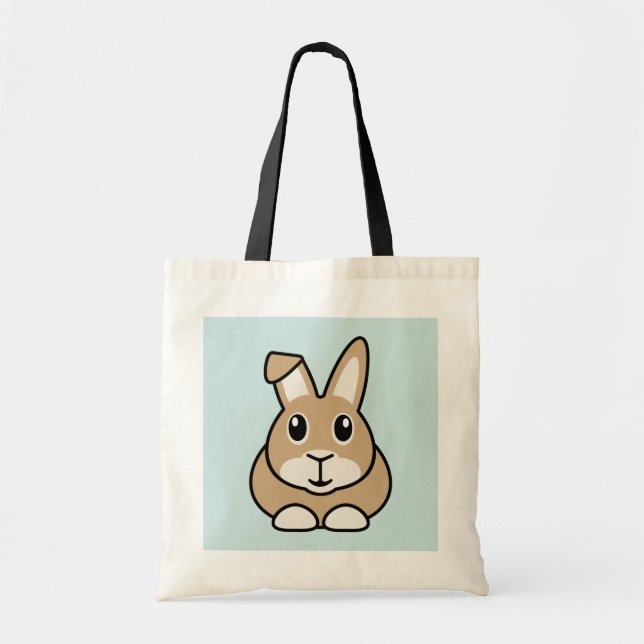 Cartoon Rabbit Shopping Bag (Front)