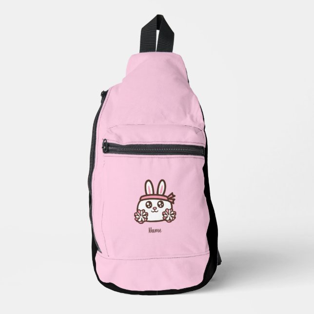 Cartoon rabbit sling bag (Front)