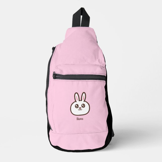 Cartoon rabbit sling bag (Front)