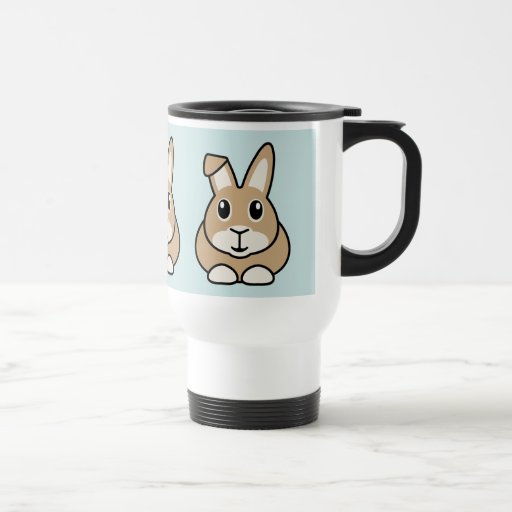 Image of Cartoon Rabbit Travel Mug