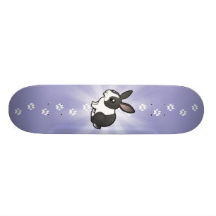 Cartoon Rabbit (uppy ear smooth hair) Skateboard