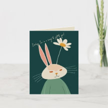 Cartoon rabbit, Valentine's Day