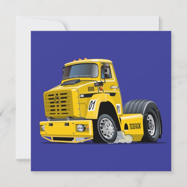 Cartoon Racing truck (Front)