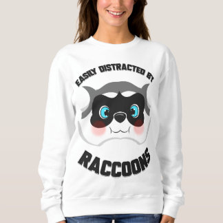 Cartoon Racoon Animal Gift for Trash Panda Lover  Sweatshirt