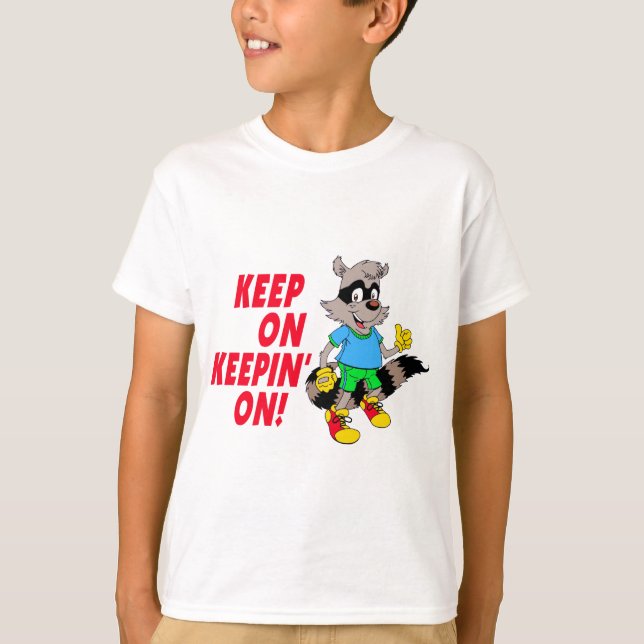 Cartoon Racoon T-Shirt (Front)