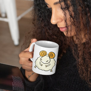 Cartoon Ram Sheep Coffee Mug