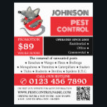 Cartoon Rat Logo - Pest Control Advertising Flyer<br><div class="desc">Cartoon Rat Logo - Pest Control Advertising Flyer by The Business Card Store.</div>