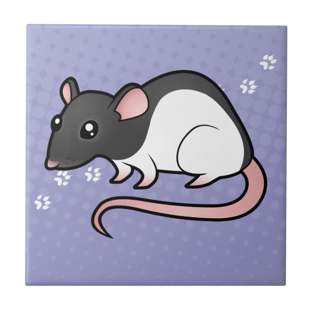 Cartoon Rat Tile (Front)