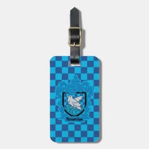 Cartoon Ravenclaw Crest Luggage Tag