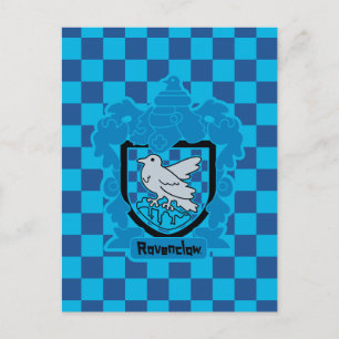 Cartoon Ravenclaw Crest Postcard