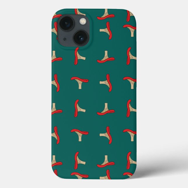 Cartoon Red Mushroom Case-Mate iPhone Case (Back)