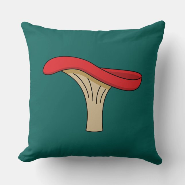 Cartoon Red Mushroom Cushion (Front)
