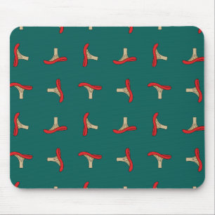 Cartoon Red Mushroom Mouse Mat
