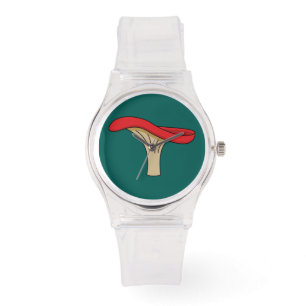 Cartoon Red Mushroom Watch