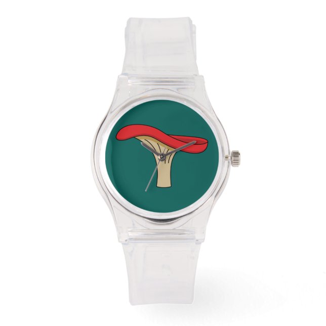 Cartoon Red Mushroom Watch (Front)
