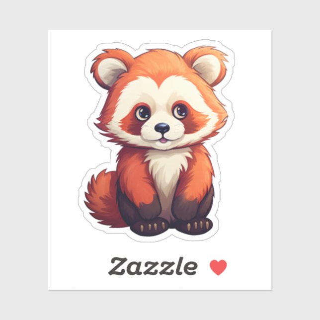 Cartoon red panda illustration (Sheet)