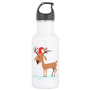 Cartoon Reindeer 532 Ml Water Bottle
