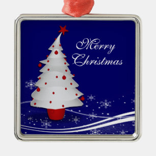 Cartoon Reindeer Christmas Metal Tree Decoration