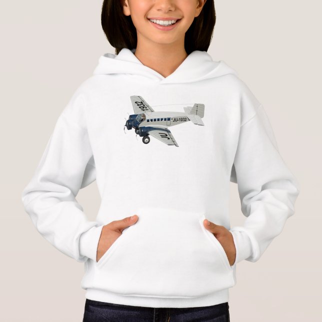 Cartoon retro aeroplane (Front)