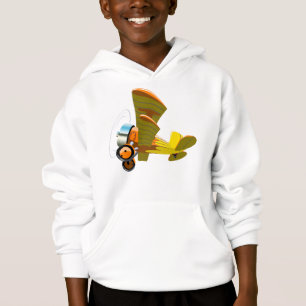 Cartoon retro aeroplane
