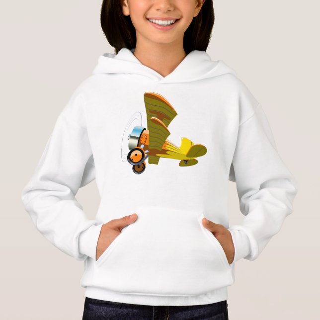 Cartoon retro aeroplane (Front)