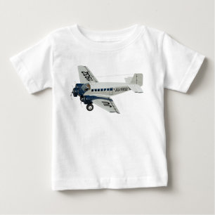 Cartoon retro aeroplane baby T-Shirt