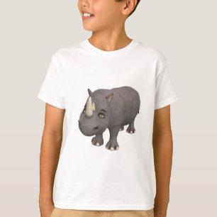 Cartoon Rhino T-Shirt
